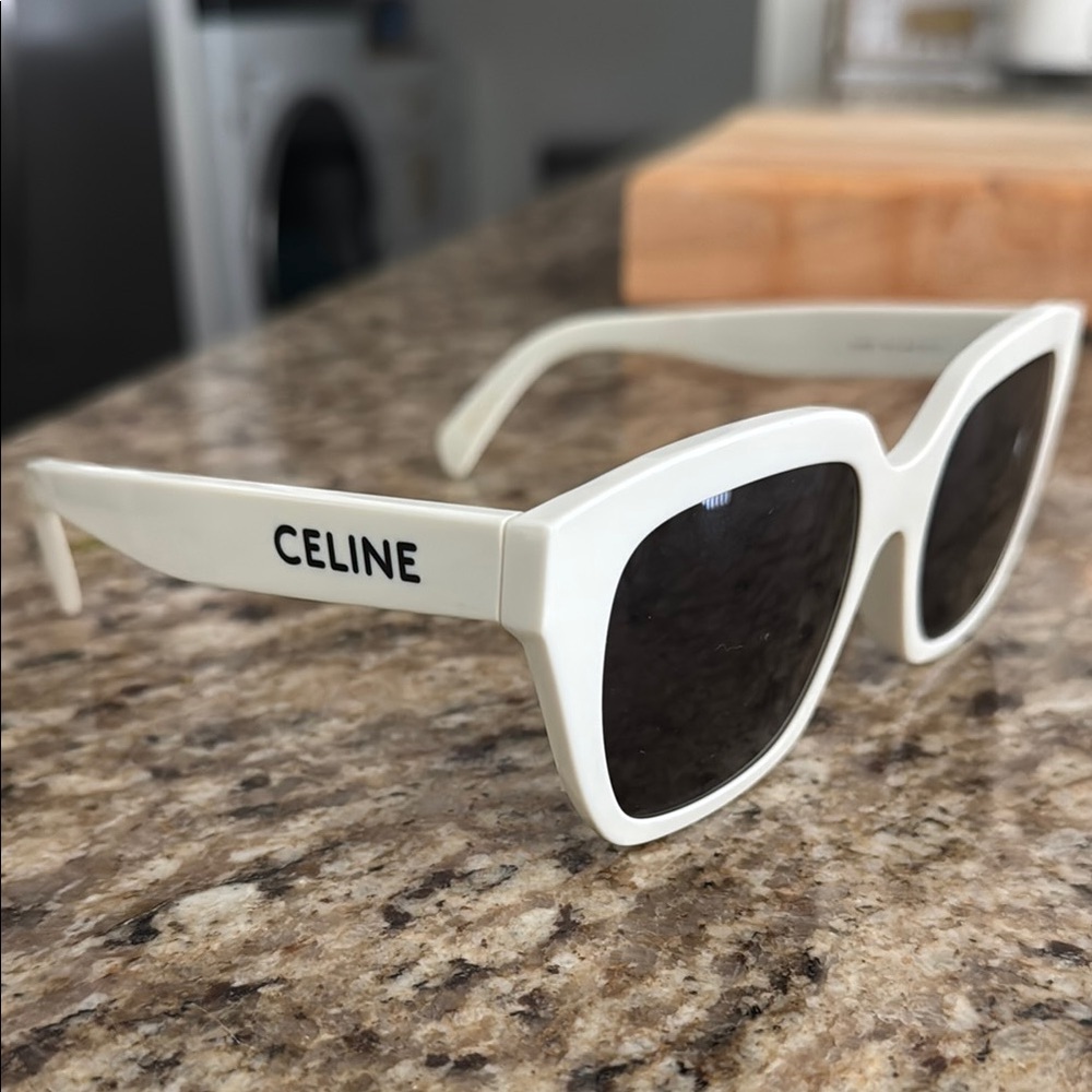 Celine White Sunglasses